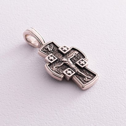 Православный крест "Распятие Господне. Ангел Хранитель" 131017 №4