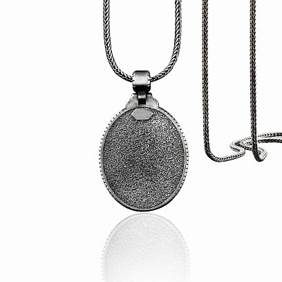 Серебряный кулон "Иисус Христос" 133181 №4