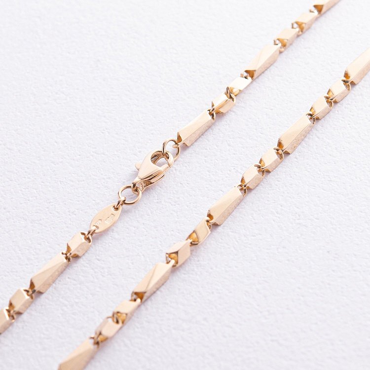 Фантазійний ланцюжок у жовтому золоті ц00473 від ювелірного магазину Онікс