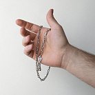 Мужская серебряная цепочка Ц0015ч от ювелирного магазина Оникс - 1