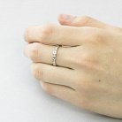 Золотое кольцо с бриллиантом zberdk136282 от ювелирного магазина Оникс - 3