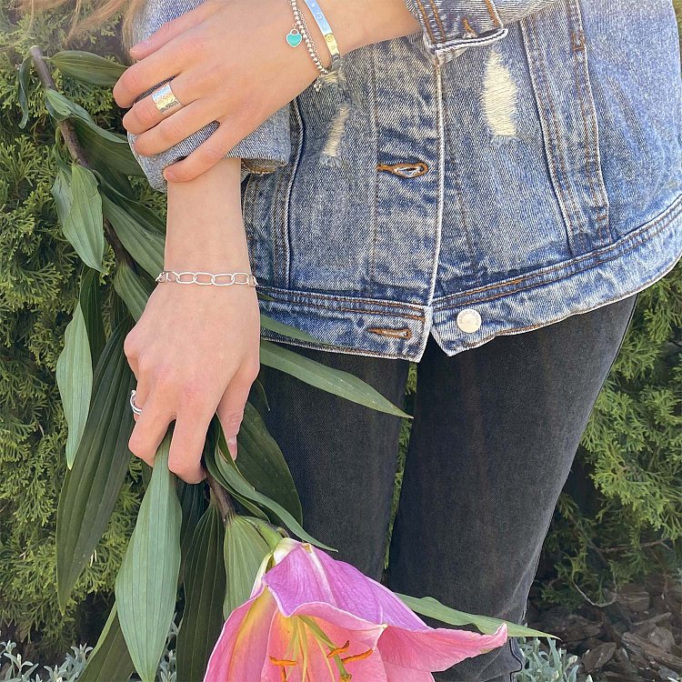 Серебряный браслет "Свобода" 141482 от ювелирного магазина Оникс - 8