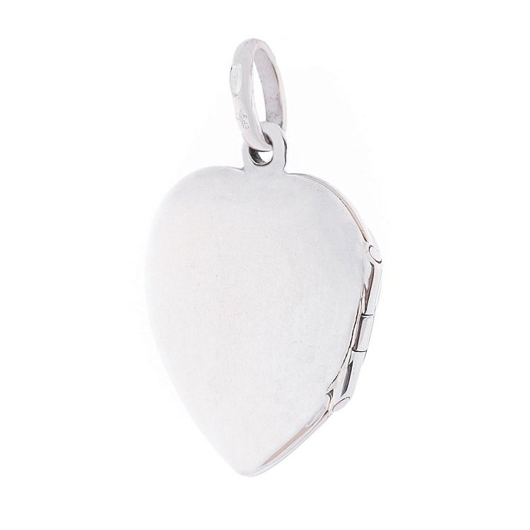 Срібний кулон для фотографії "Сердечко" 132829 від ювелірного магазину Онікс - 1