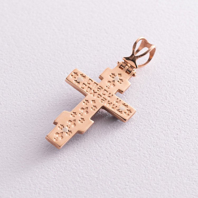 Золотий православний хрестик 270073Е від ювелірного магазину Онікс - 1