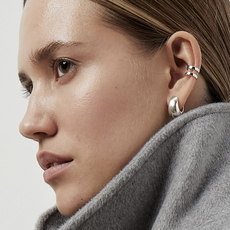 Срібні сережки "Грація" 122705 від ювелірного магазину Онікс - 35