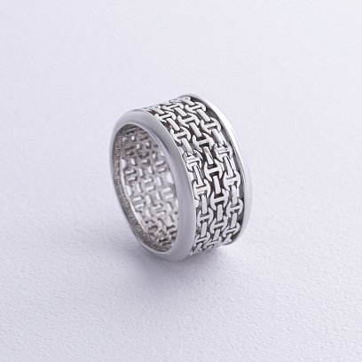 Широкое серебряное кольцо "Carina" 7153род №5