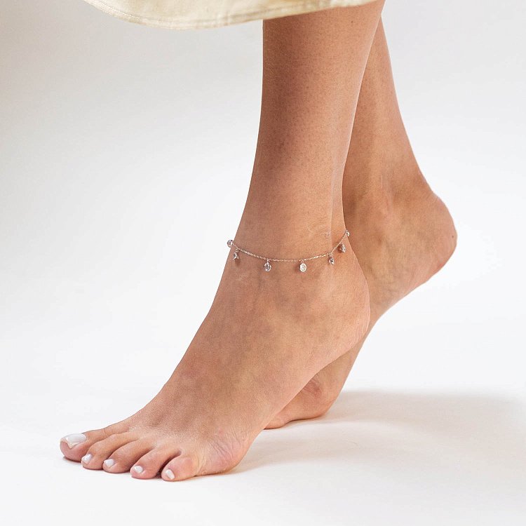 Срібний браслет з фіанітами 141488 від ювелірного магазину Онікс - 4