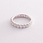 Золотое кольцо с дорожкой камней (бриллианты) кб0436nl от ювелирного магазина Оникс - 3