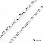 Серебряная цепочка плетение Панцирное б010083 от ювелирного магазина Оникс