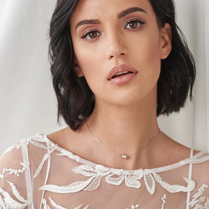 Серебряное колье "Шар" 18908