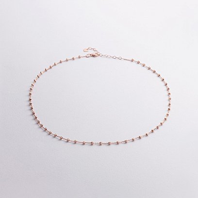 Колье "Шарики" (красное золото) кол02604 №2