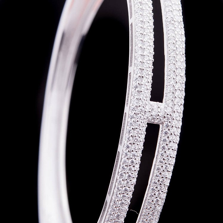 Серебряный браслет с фианитами 14919 от ювелирного магазина Оникс - 2