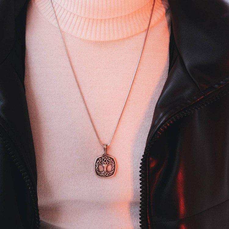 Срібний кулон "Дерево життя" (можливе гравіювання) 133190 від ювелірного магазину Онікс - 1