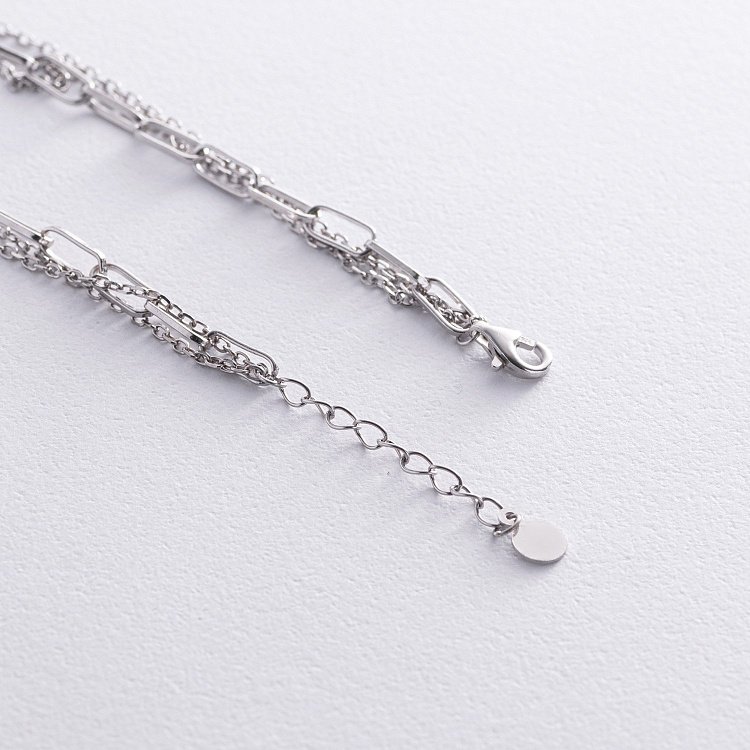 Потрійне срібне кольє "Монетки" 181244 від ювелірного магазину Онікс - 2