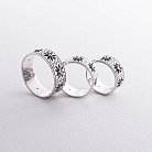 Серебряное кольцо "Вышиванка" (фианиты) 1113 от ювелирного магазина Оникс - 9