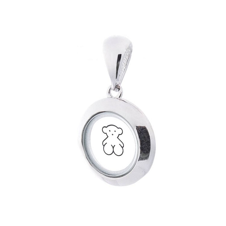 Срібна підвіска "Ведмедик Teddy" 132688 від ювелірного магазину Онікс