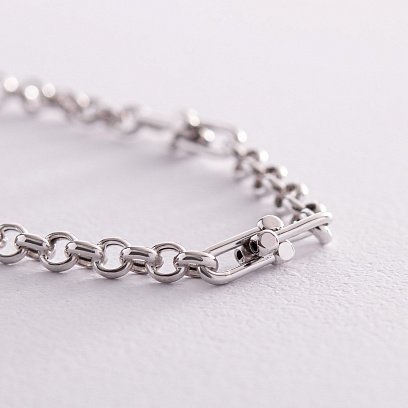 Браслет "Фантазия" в белом золоте б05195 №3