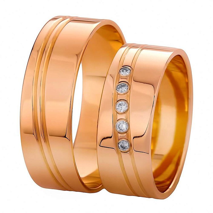 Обручка (фіаніти) обр000570обр000571 від ювелірного магазину Онікс