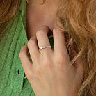 Помолвочное кольцо с бриллиантами (белое золото) 220201121 от ювелирного магазина Оникс - 1