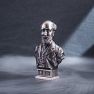 Серебряная фигура "Бюст Карла Фаберже", ручная работа сер00026 от ювелирного магазина Оникс