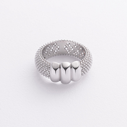 Кольцо "Marie" в белом золоте к08288 №3