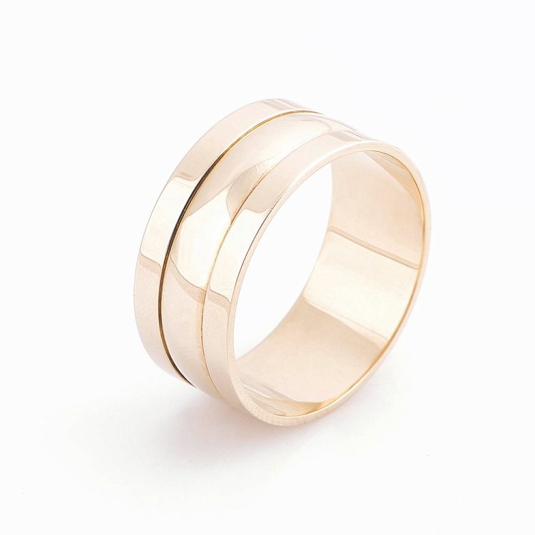 Золотое обручальное кольцо обр00149 от ювелирного магазина Оникс