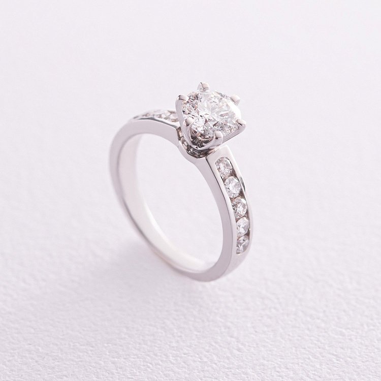 Помолвочное золотое кольцо с бриллиантами 213361121 Помолвочное золотое кольцо с бриллиантами 213361121 от ювелирного магазина Оникс