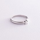 Помолвочное золотое кольцо с бриллиантом кб0413 от ювелирного магазина Оникс - 2