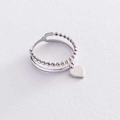 Золота каблучка "Серце" к05548