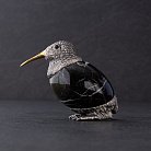 Серебряная фигура ручной работы "Птичка киви" 23166 от ювелирного магазина Оникс
