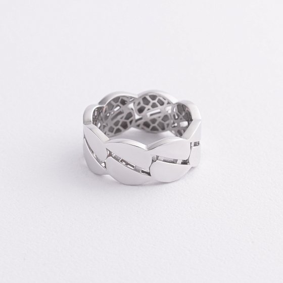 Каблучка "Merry" у білому золоті к08287 №3