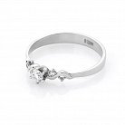 Золотое помолвочное кольцо (бриллианты) к1409 от ювелирного магазина Оникс - 1