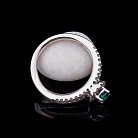 Помолвочное кольцо с изумрудом бриллиантами КБ1-4372 от ювелирного магазина Оникс - 2