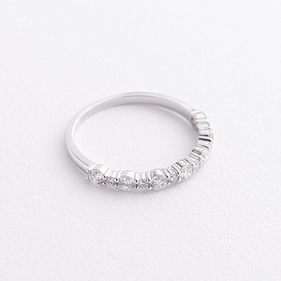 Золота каблучка з діамантами кб0658ca №2