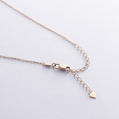 Кольє "Кульки" у жовтому золоті кол02457 №3