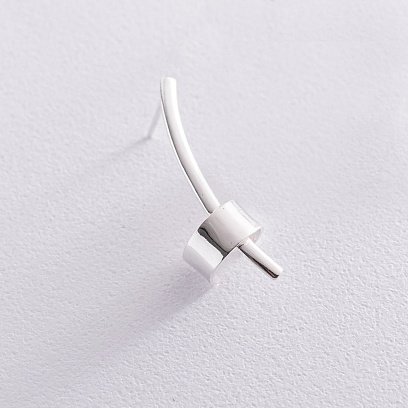 Серебряная каффа "Прикосновение" (на левое ушко) 122913л №2