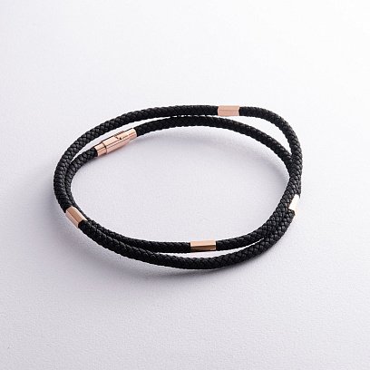 Ювелірний шнурок із золотою застібкою 73232400 №11