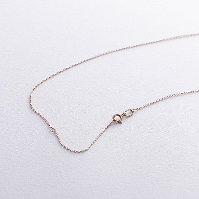 Кольє у жовтому золоті з діамантом 719123121 №3