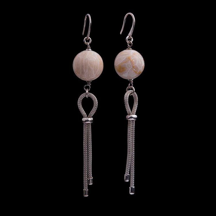 Сережки з агатом 17с21 - 2 Сережки з агатом 17с21 від ювелірного магазину Онікс - 2