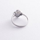 Серебряное кольцо "Клевер" (голубые и желтые камни) 5442 от ювелирного магазина Оникс - 4