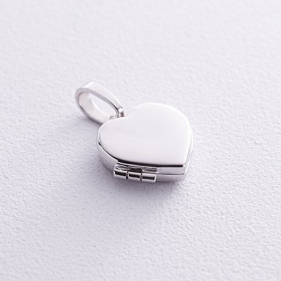 Золотий кулон для фотографії "Серце" п01776