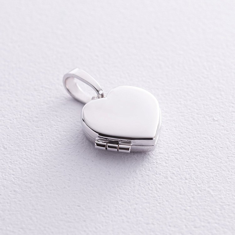 Золотий кулон для фотографії "Серце" п01776 від ювелірного магазину Онікс