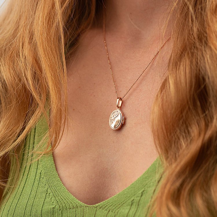 Золотой кулон для фотографии п01629 от ювелирного магазина Оникс - 1