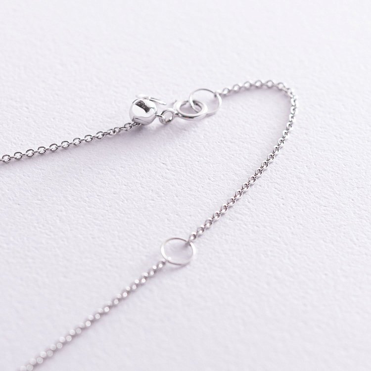 Золоте кольє "Хрестик" з діамантами колб0057ca від ювелірного магазину Онікс - 2