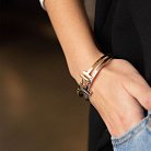 Жесткий браслет из белого золота б02955 от ювелирного магазина Оникс - 2
