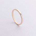 Кольцо с бриллиантом в желтом золоте кб0554м от ювелирного магазина Оникс