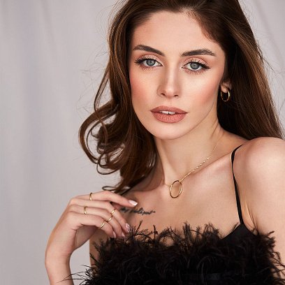 Тонкое кольцо "Минимализм" в желтом золоте обр00333 №5