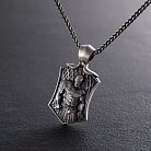 Чоловічий срібний кулон "Воїн" 378 от ювелирного магазина Оникс