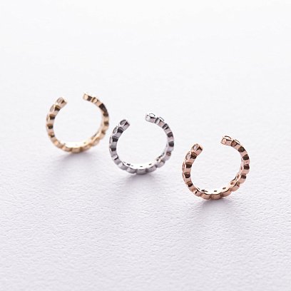 Каффа "Джесіка" у жовтому золоті (фіаніти) с08026 №3