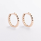 Сережки - жовте в жовтому золоті с09660 от ювелирного магазина Оникс